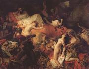 Eugene Delacroix La Mort de Sardanapale (mk32) Spain oil painting artist